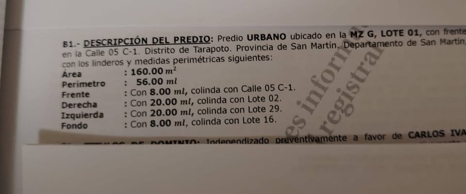 Lote en La Banda de Shilcayo, San Martín — foto 4